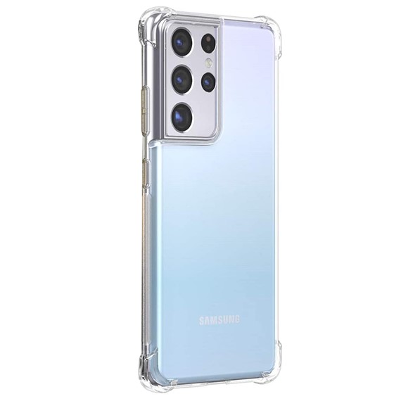 CaseUp Samsung Galaxy S21 Ultra Kılıf Titan Crystal Şeffaf 2